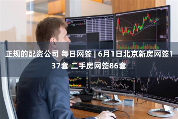 正规的配资公司 每日网签 | 6月1日北京新房网签137套 二手房网签86套