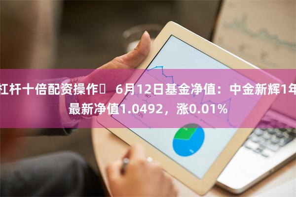 杠杆十倍配资操作	 6月12日基金净值：中金新辉1年最新净值1.0492，涨0.01%