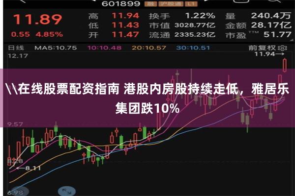 \在线股票配资指南 港股内房股持续走低，雅居乐集团跌10%